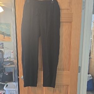Womens Black Linen Pants